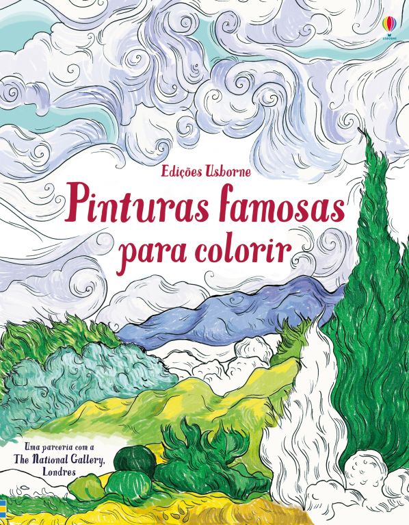 Pinturas famosas para colorir