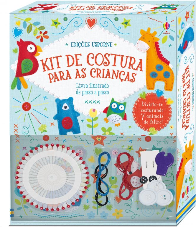 Kit de costura para as crianças