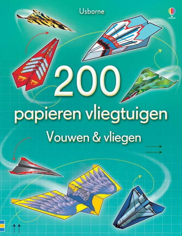 200 papieren vliegtuigen