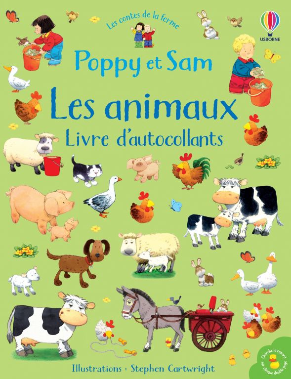 Les animaux Livre d'autocollants