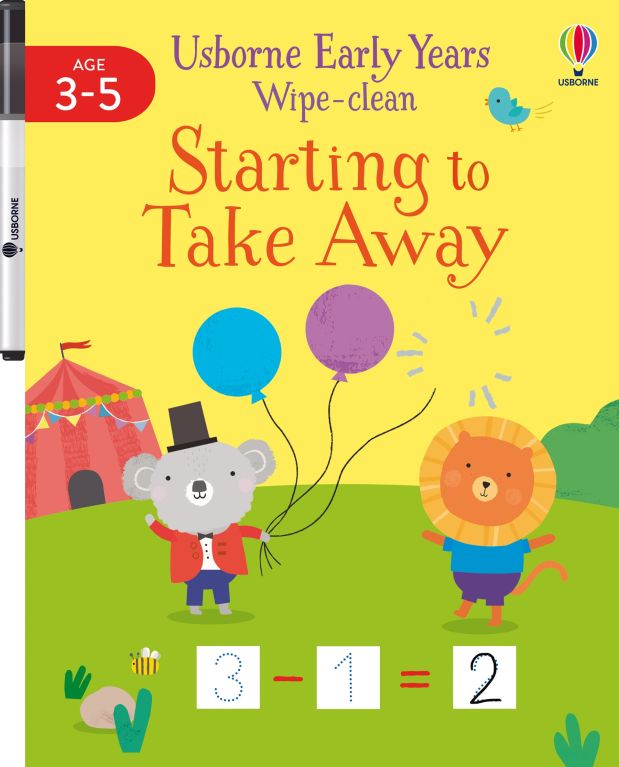 Early Years Wipe-Clean Starting to Take Away