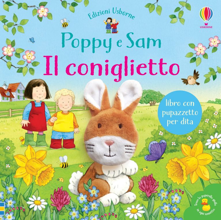 Il coniglietto - libro con pupazzetto per dita