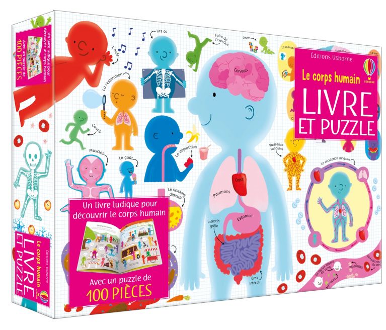 Le corps humain - Coffret Livre et puzzle