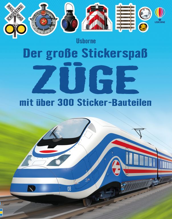 Der große Stickerspaß: Züge