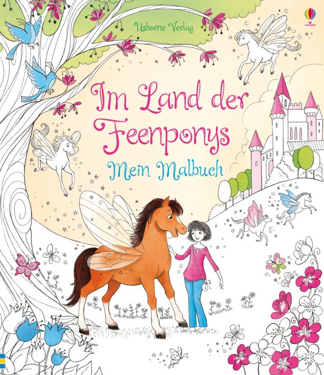 Im Land der Feen-Ponys: Mein Malbuch
