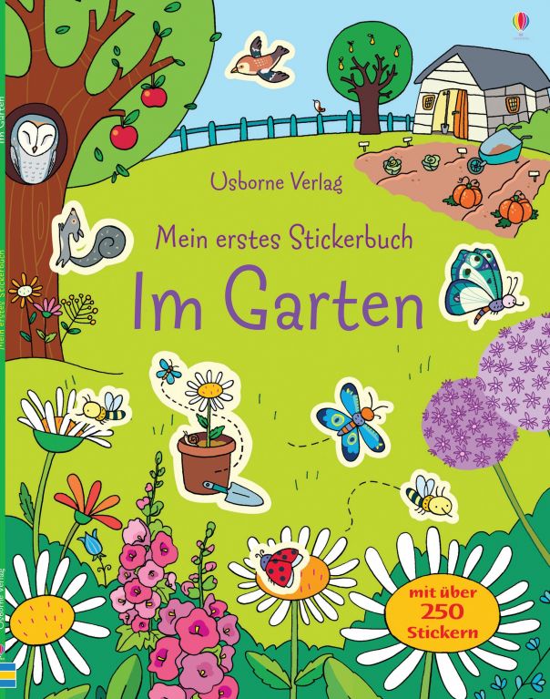 Mein erstes Stickerbuch: Im Garten