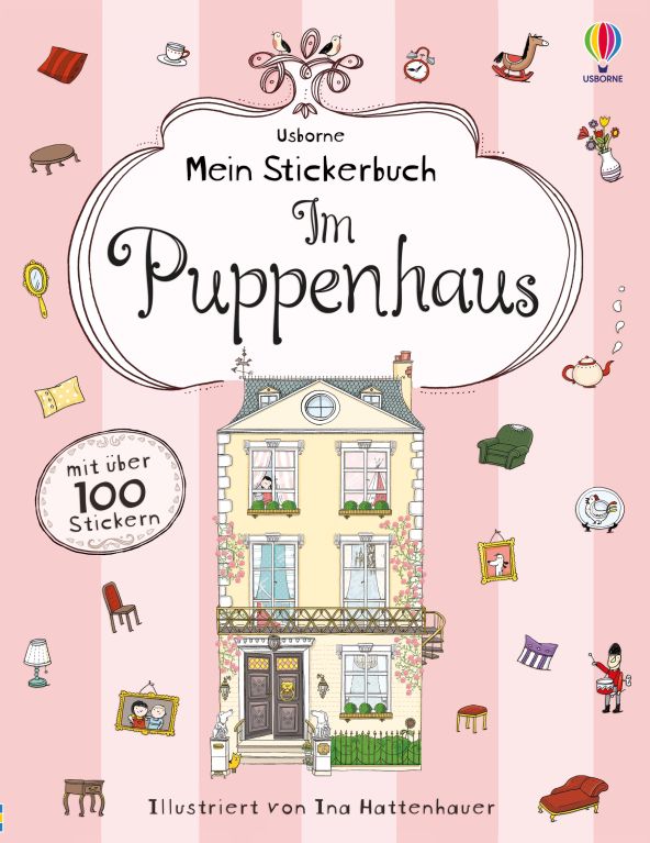 Mein Stickerbuch: Im Puppenhaus