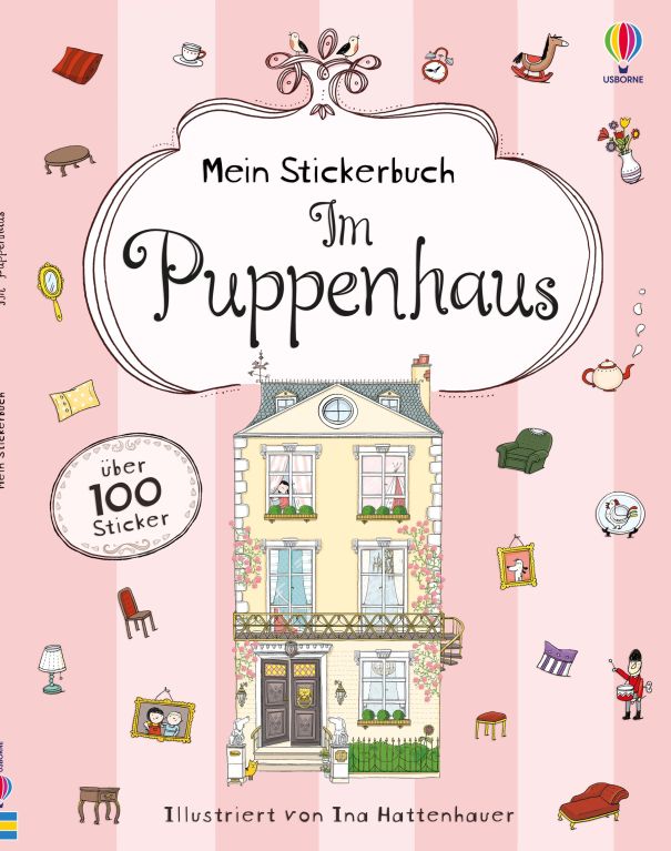 Mein Stickerbuch: Im Puppenhaus
