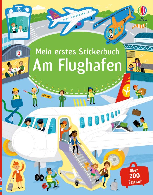 Mein erstes Stickerbuch: Am Flughafen