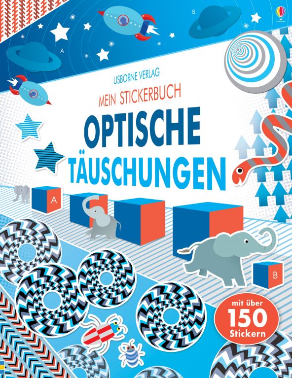 Mein Stickerbuch: Optische Illusionen