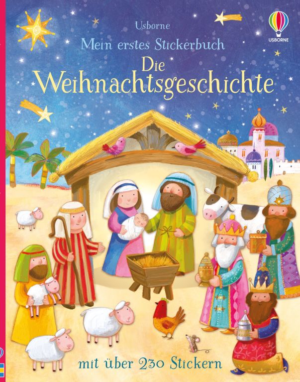 Mein erstes Stickerbuch: Die Weihnachtsgeschichte