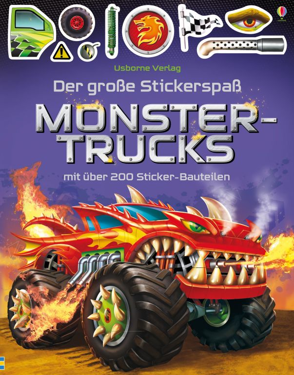 Der große Stickerspaß: Monstertrucks