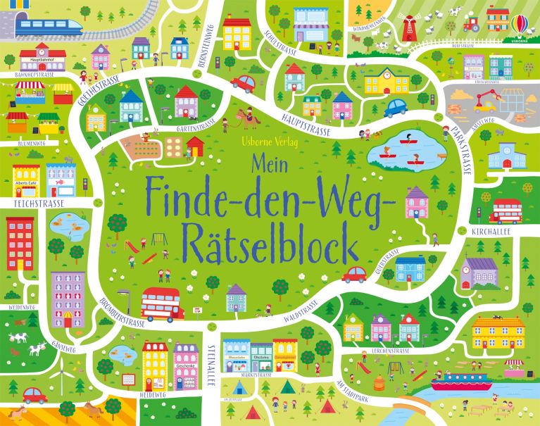 Mein Finde-den-Weg-Rätselblock