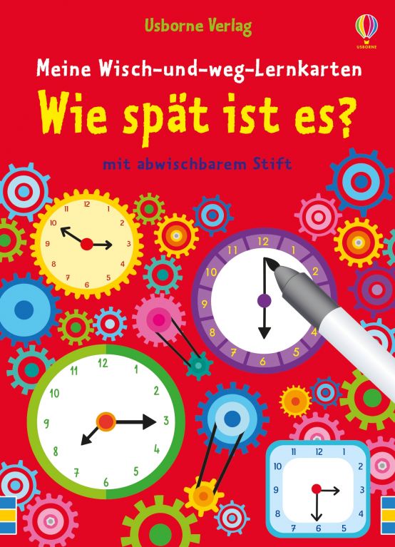 Meine Wisch-und-Weg Lernkarten: Wie spät ist es?
