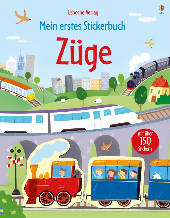 Mein erstes Stickerbuch: Züge