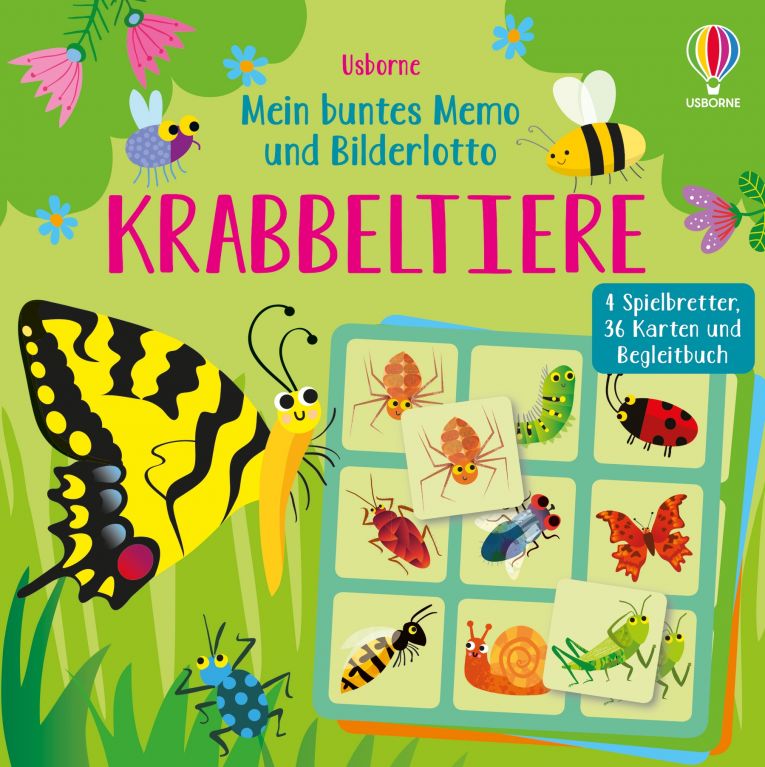 Mein buntes Memo und Bilderlotto: Krabbeltiere