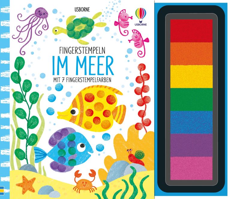 Fingerstempeln: Im Meer