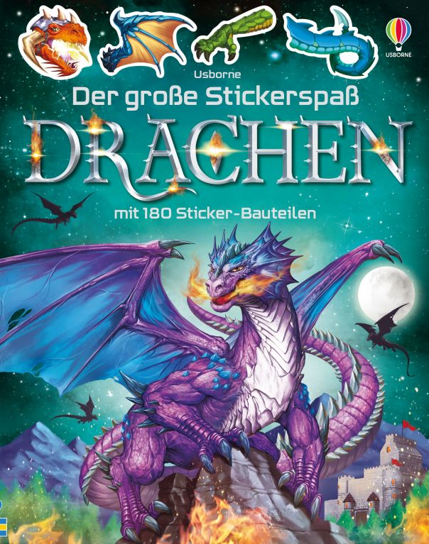 Der große Stickerspaß: Drachen