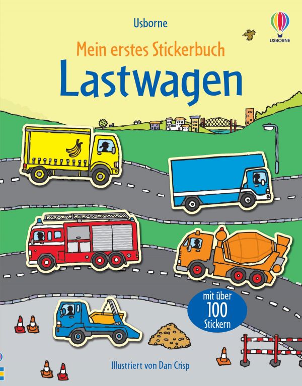 Mein erstes Stickerbuch: Lastwagen