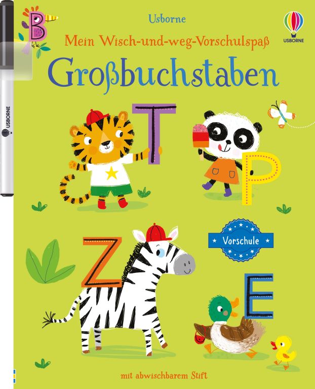 Mein Wisch-und-weg-Vorschulspaß: Großbuchstaben