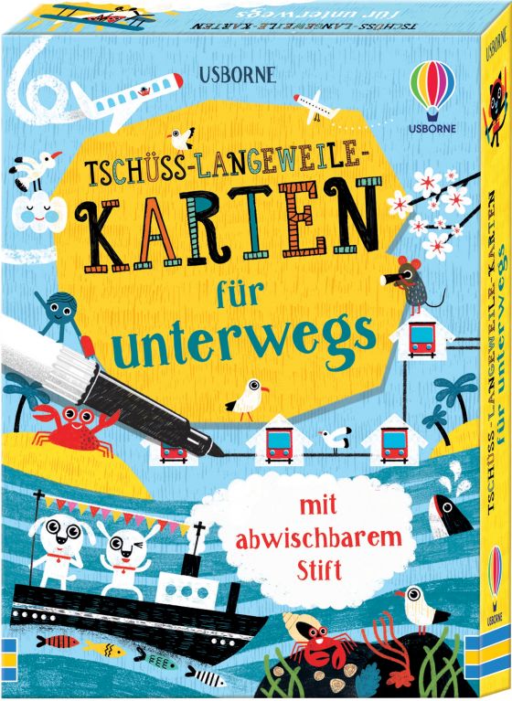 Tschüss-Langeweile-Karten: Für unterwegs
