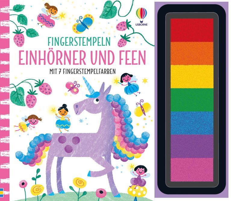 Fingerstempeln: Einhörner und Feen
