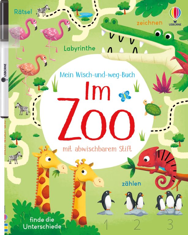 Mein Wisch-und-weg-Buch: Im Zoo