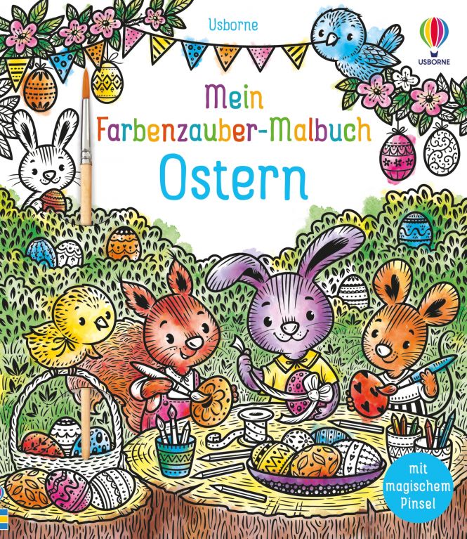 Mein Farbenzauber-Malbuch: Ostern