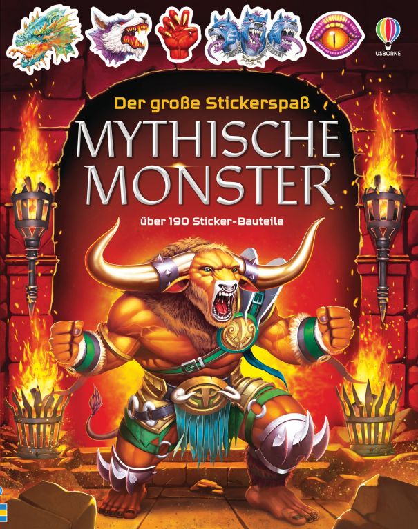 Der große Stickerspaß: Mythische Monster