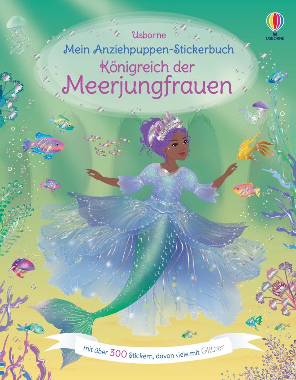 Mein Anziehpuppen-Stickerbuch: Königreich der Meerjungfrauen
