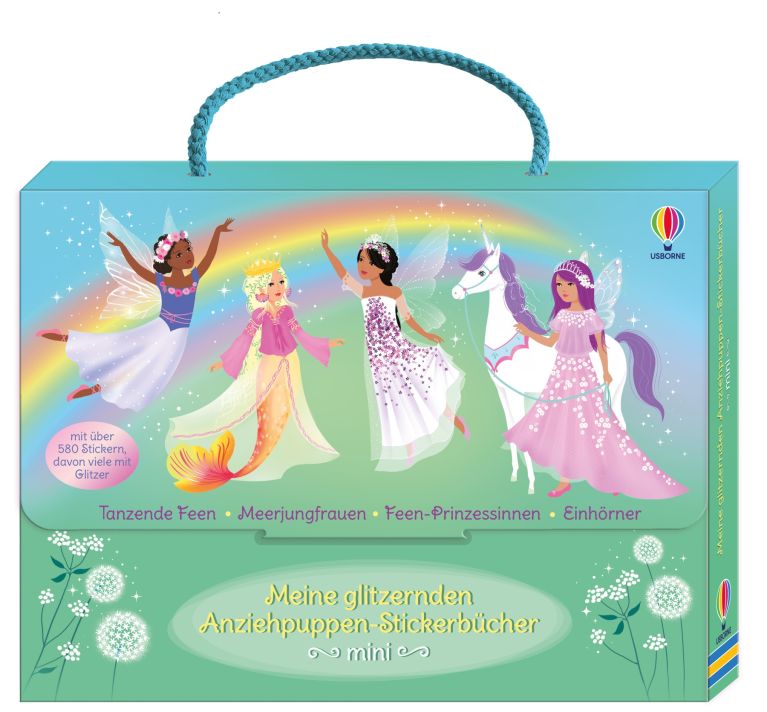 Meine glitzernden Anziehpuppen-Stickerbücher mini