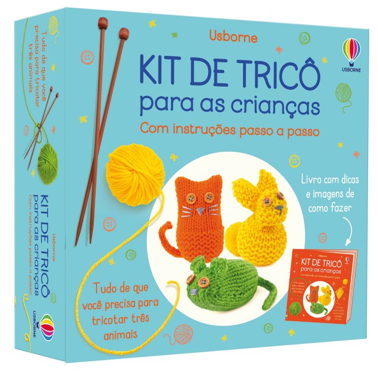 Kit de Tricô para as crianças