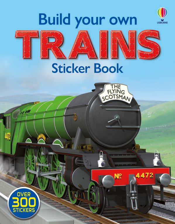 Build Your Own Trains Sticker Book
