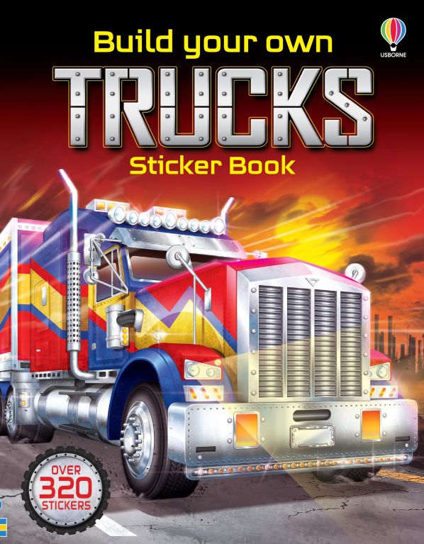 Build Your Own Trucks Sticker Book