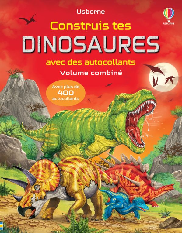 Construis tes dinosaures avec des autocollants