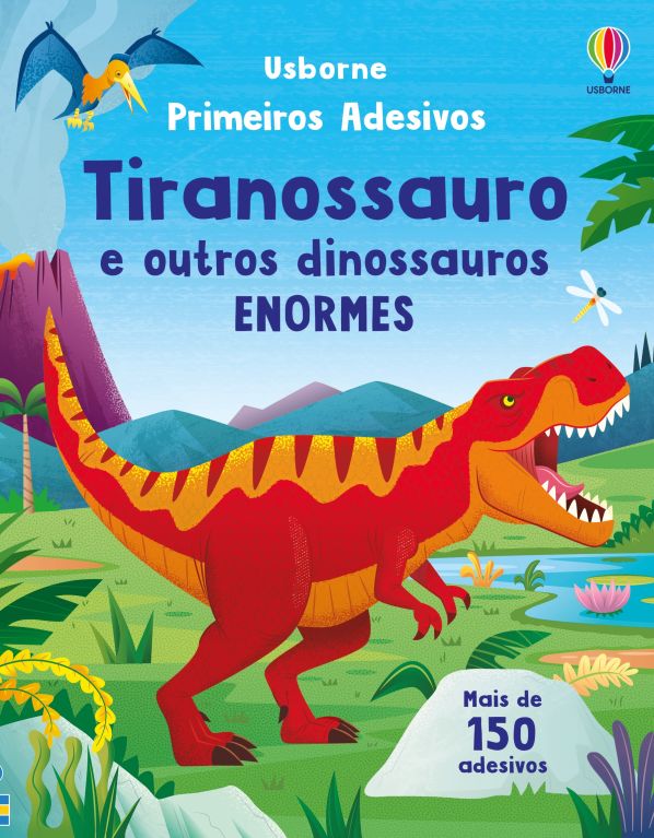 Tiranossauro e outros dinossauros enormes