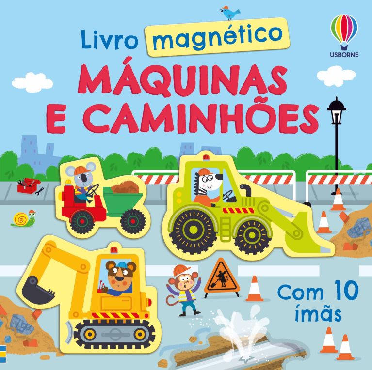 Máquinas e caminhões