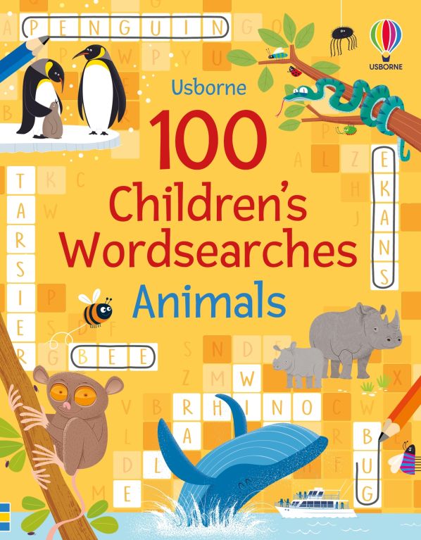 100 Children's Word Searches: Animals