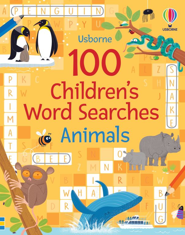 100 Children's Word Searches: Animals