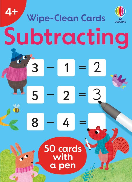 Wipe-Clean Cards: Subtracting