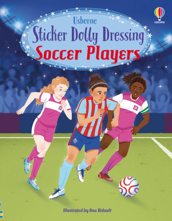 Sticker Dolly Dressing Soccer Players