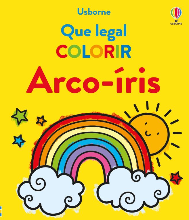 Que legal colorir - Arco-íris