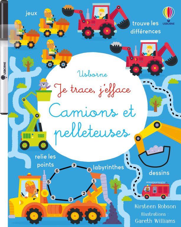 Camions et pelleteuses