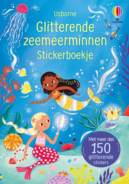 Glitterende zeemeerminnen stickerboekje