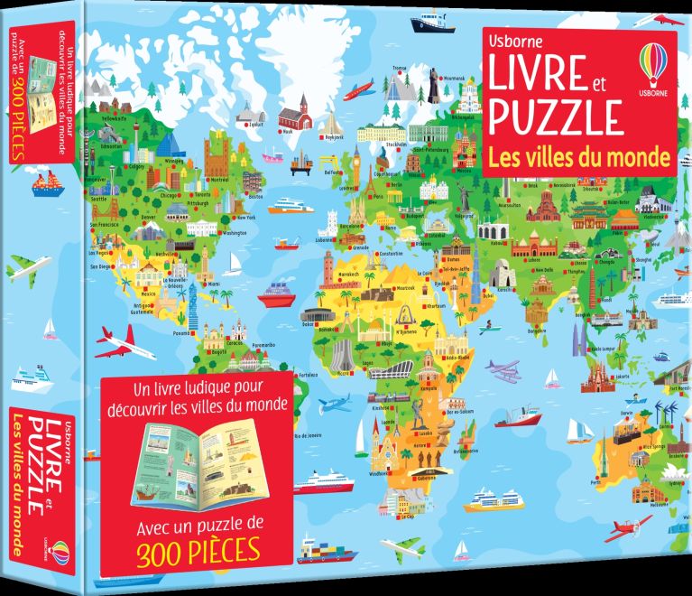 Les villes du monde - Coffrets livre et puzzle