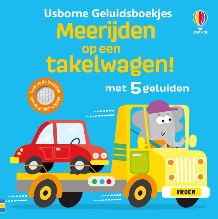 Meerijden op een takelwagen!