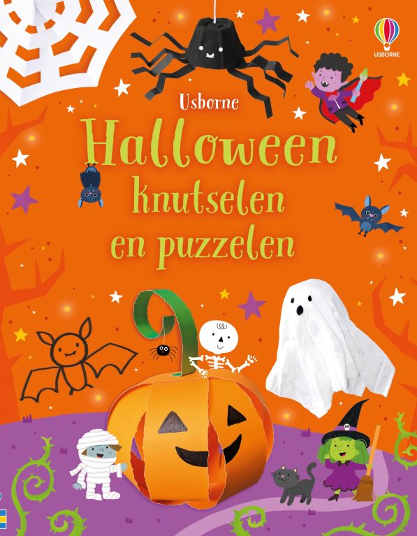Halloween knutselen en puzzelen