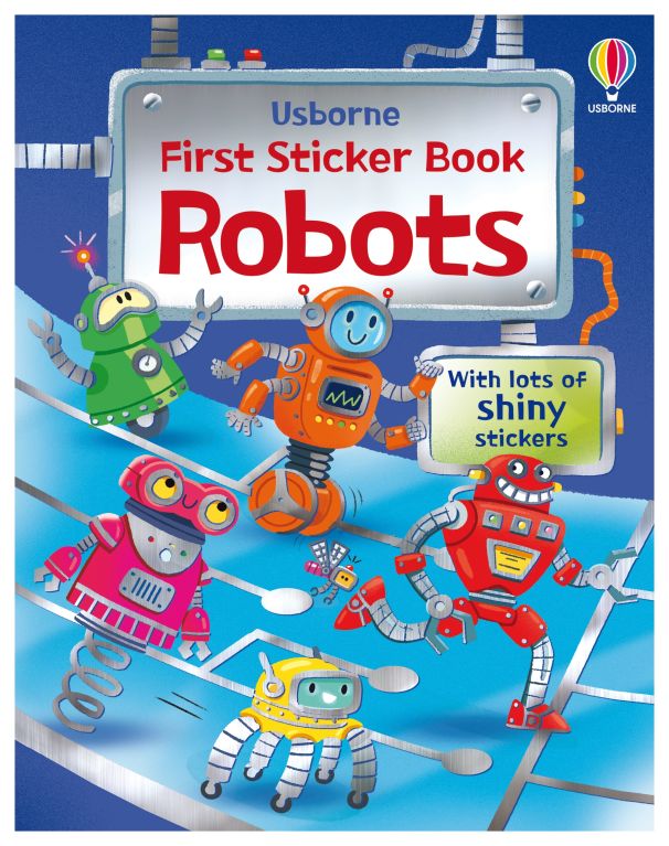 First Sticker Book Robots