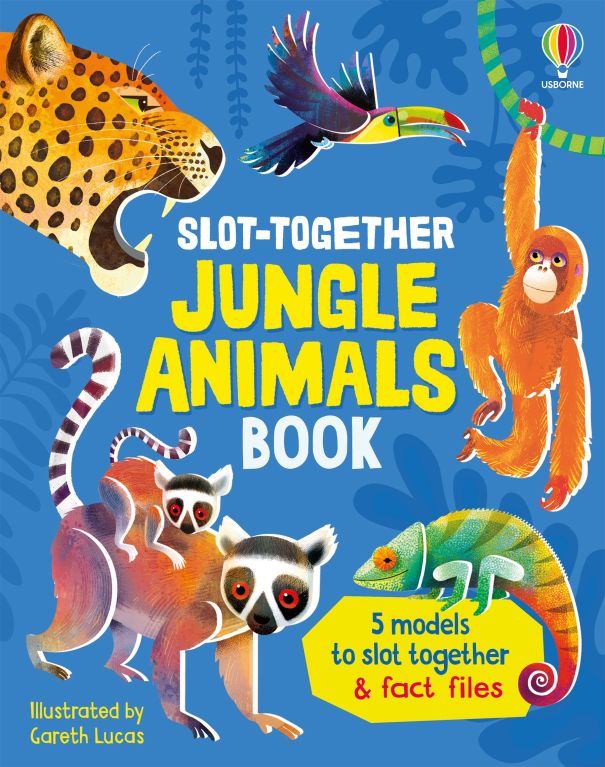 Slot-Together Jungle Animals Book