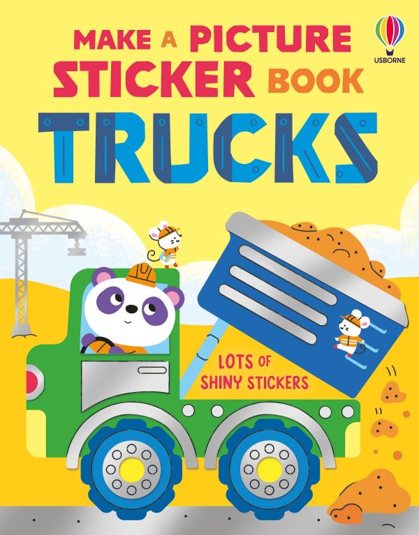 Make a Picture Sticker Book Trucks